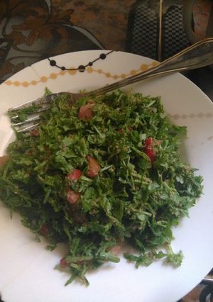 A picture of Local Cress Salad.
