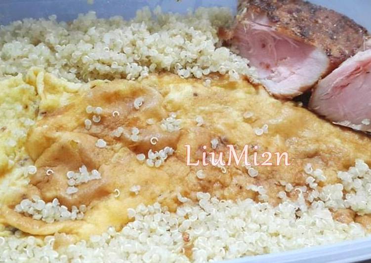Resep Lunch box Quinoa (Menu Diet)Tanpa Garam, Enak