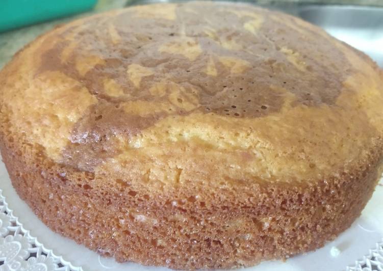 Bizcochuelo marmolado