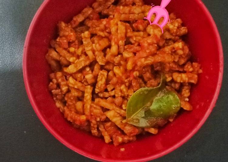 Cara Gampang Membuat Tempe orek pedas manis ? yang Bisa Manjain Lidah