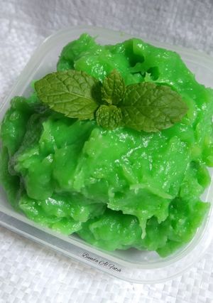 Foto resep Vla tape keju pandan