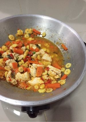 รูปของ ผัดกระเพราไก่ฉบับหอๆ