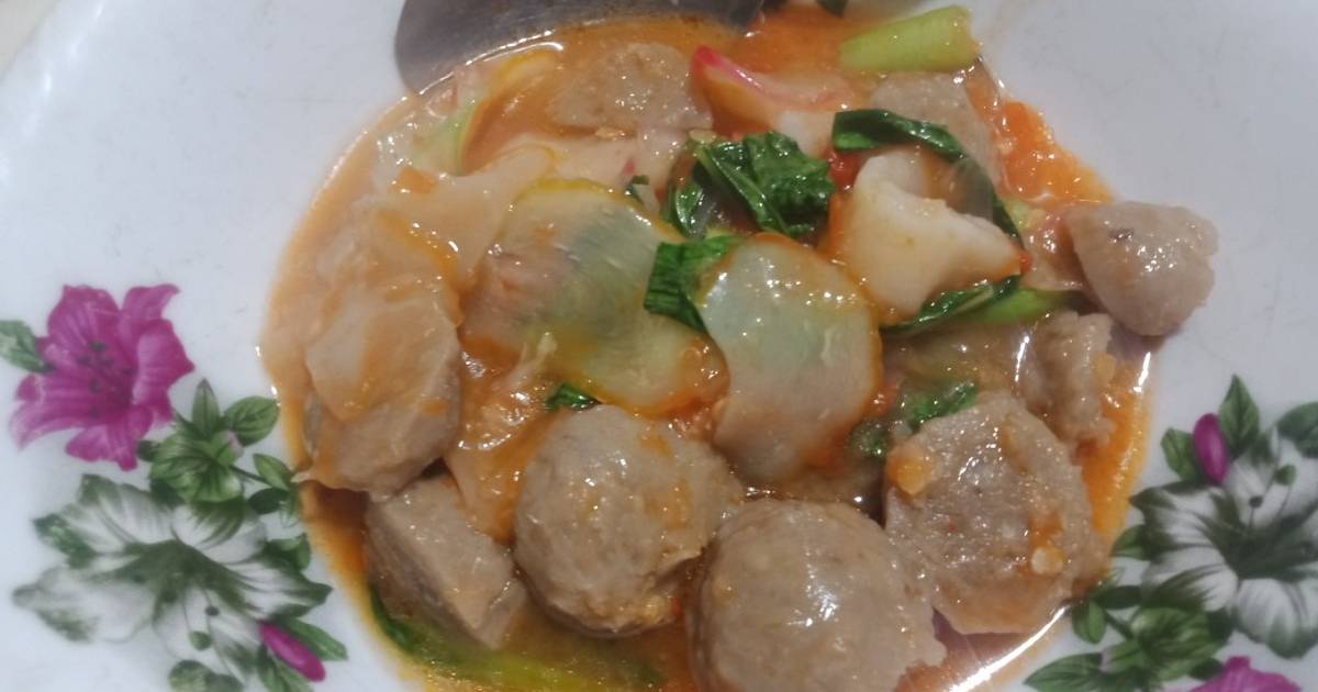 Resep Seblak Bakso Sawi Oleh Inda Cookpad