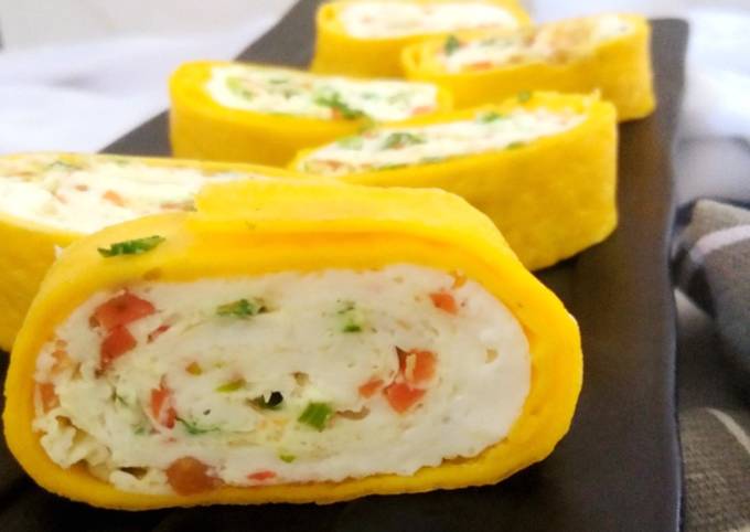 Resep Gyeran Mari Telur Dadar Gulung Ala Korea Oleh Mamah Aura Cookpad