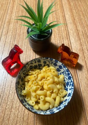 Foto resep Salted Egg Cheese Macaroni