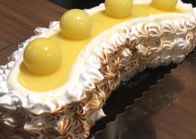 Entremet meringué au citron