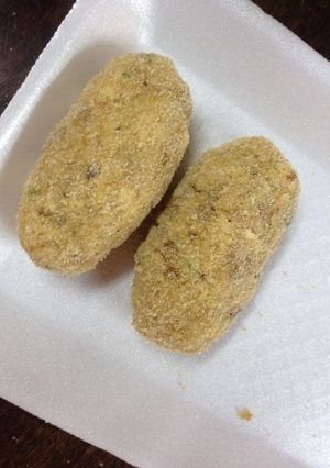 Una foto de Croquetas vegetarianas de arroz y ricotta