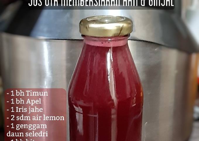 Recipe: Tasty Jus utk membersihkan hati & ginjal