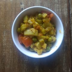 A picture of Lauki (Bottle Gourd) Sabzi.