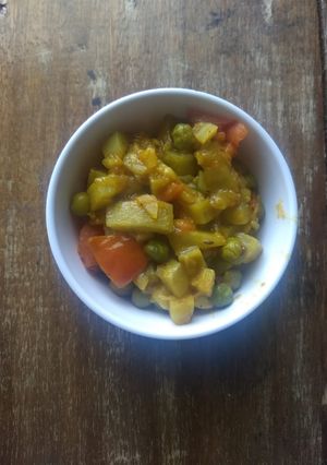 A picture of Lauki (Bottle Gourd) Sabzi.