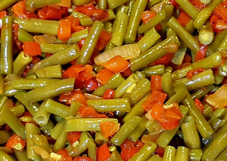 Judías verdes salteadas