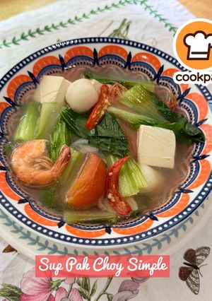 Gambar 👩‍🍳Sup Pak Choy Simple