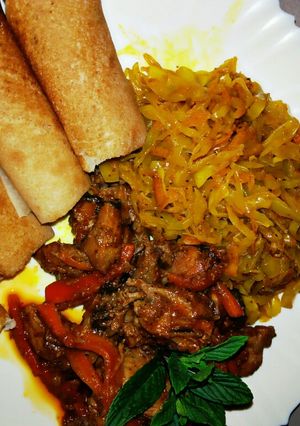 A picture of Chicken Teriyaki #localfood_Eldoret.