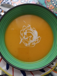 Une photo de Velouté potiron et patate douce