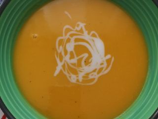 Velouté potiron et patate douce