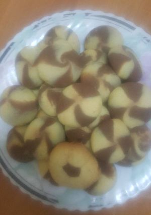 صورة لوصفة حلوى تركية (حلوى بدون بيض)