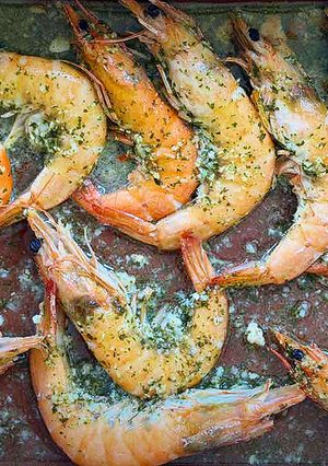 Una foto de Langostinos al horno