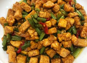 Foto resep Tumis buncis tempe tahu kecap