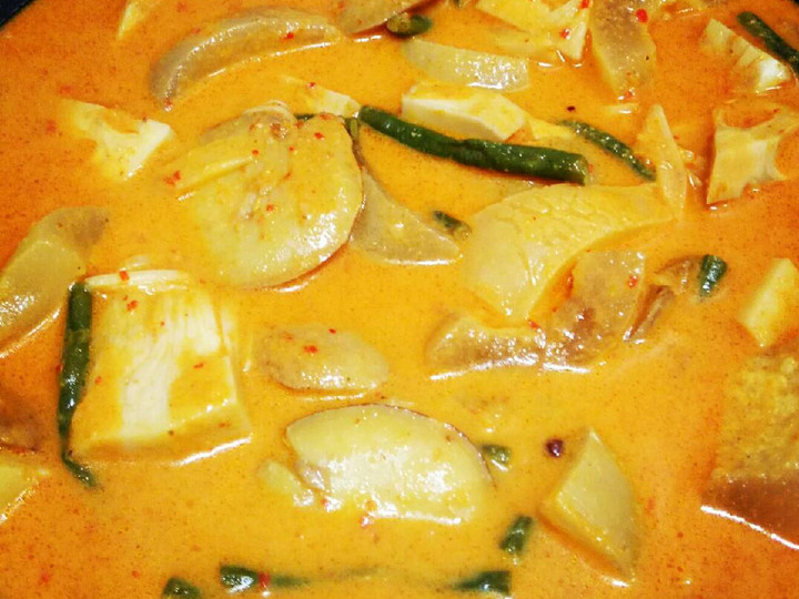 Cara Buat Gulai nangka kikil jengkol ala padang Sederhana Dan Enak