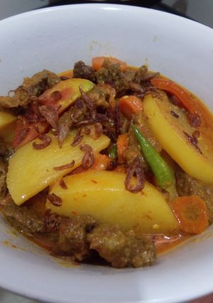 Foto resep Kari Daging Sapi Simpel
