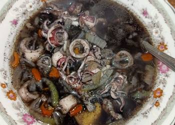 Resep Mudah Cumi hitam pedas Sedap