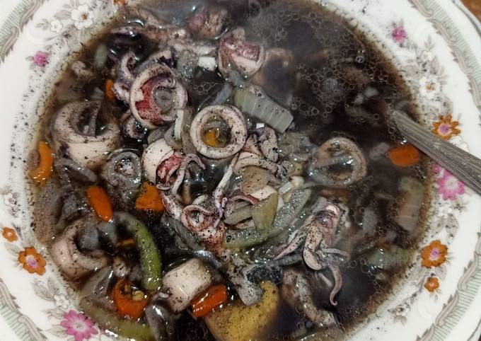 Cumi hitam pedas