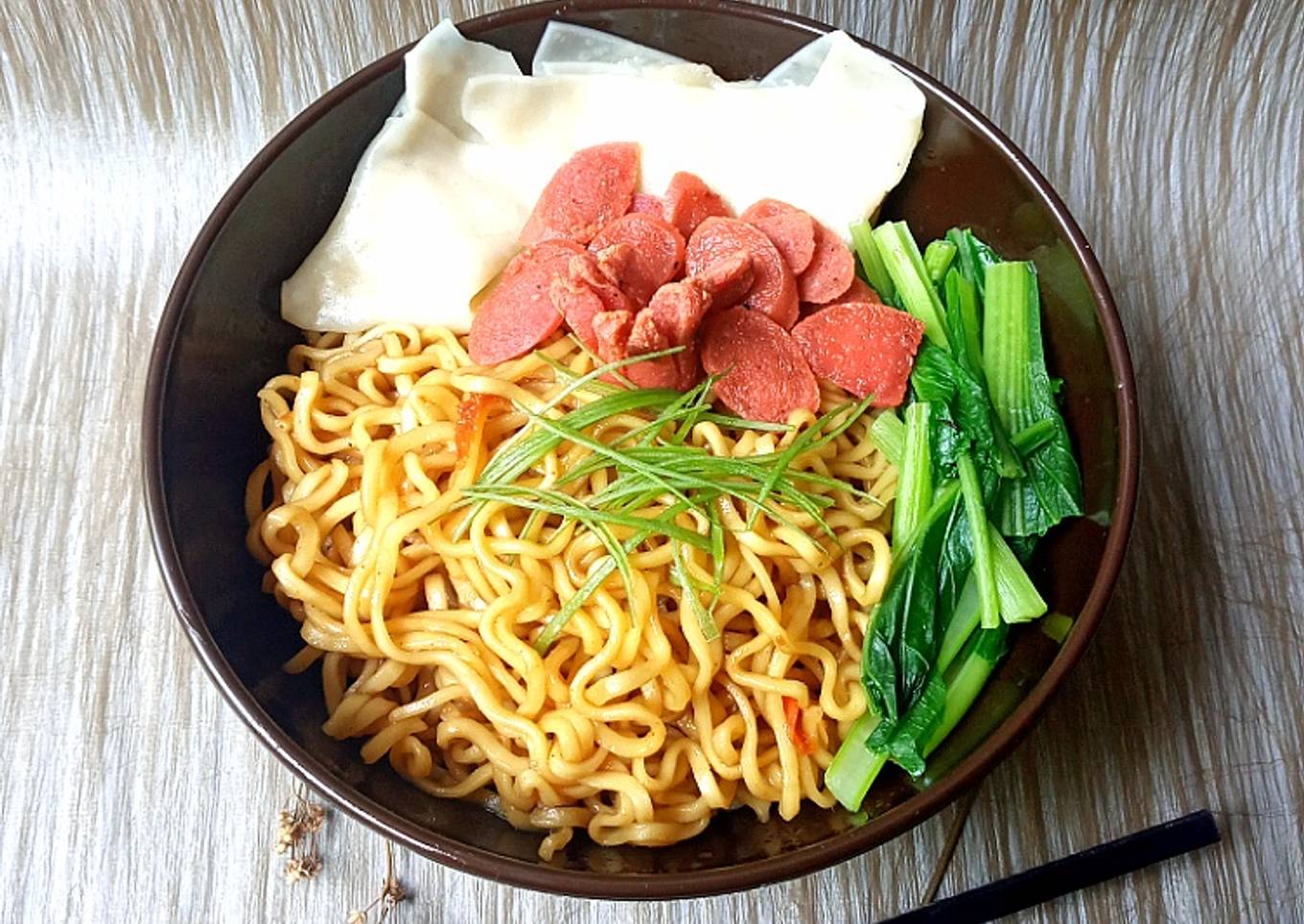 Bakmie Sosis Simple Ala Saye