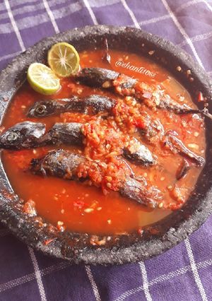 Foto resep Sambal cobek ikan cue/ ikan pindang