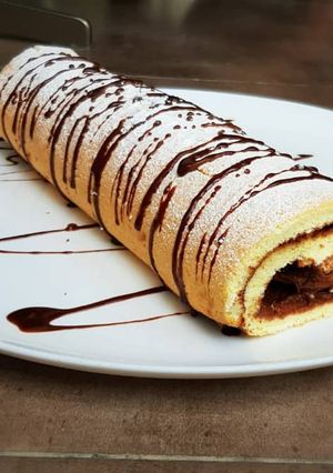 Une photo de Roulé au chocolat/confiture