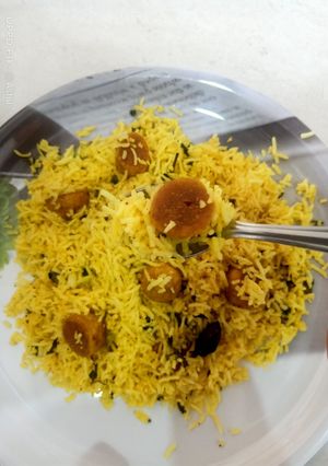 गट्टे का पुलाव (Gatte ka pulao recipe in hindi) रेसिपी मुख्य फोटो