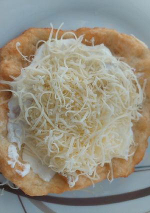 Lángos recept fotója