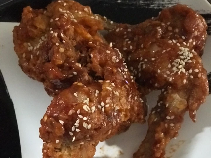 Langkah Gampang Membikin Resep Honey Chicken Wings Mudah (bisa level pedas diatur) yang Enak Banget Anti Ribet, Menggugah Selera