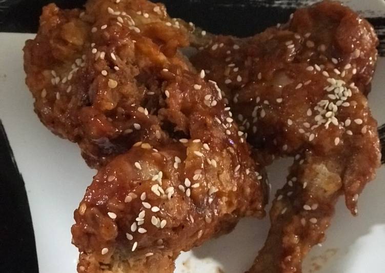 Honey Chicken Wings Mudah (bisa level pedas diatur)