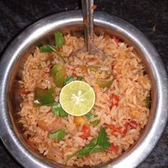 A picture of Tawa fry pulao.