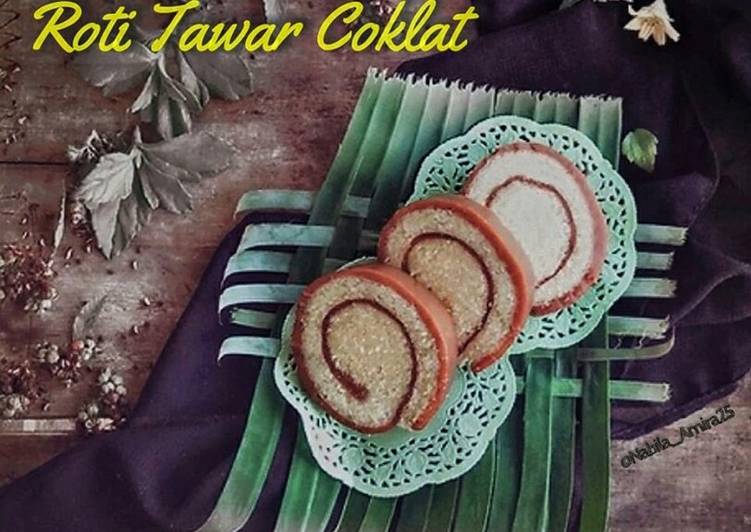 Bolu Gulung roti Tawar Coklat