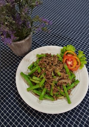 Foto resep Cah Buncis Sapi Cincang