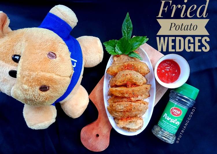 Resep: Fried Potato Wedges yang Renyah