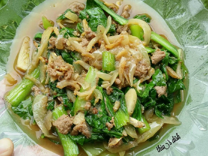 Langkah Mudah untuk Membuat Resep Cah Pokcoy Daging Sapi dan Teri Anti Ribet, Lezat Sekali