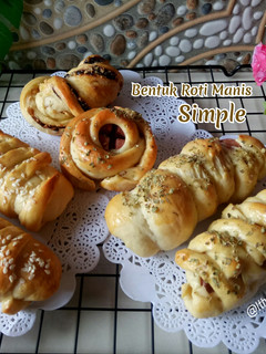 Foto resep 124. Bentuk Roti Manis Simple