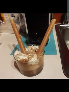 Una foto de Café capuchino muy rápido