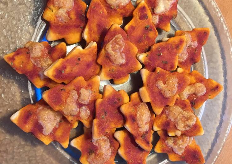 Recipe of Super Quick Homemade Pizzette al Philadelphia