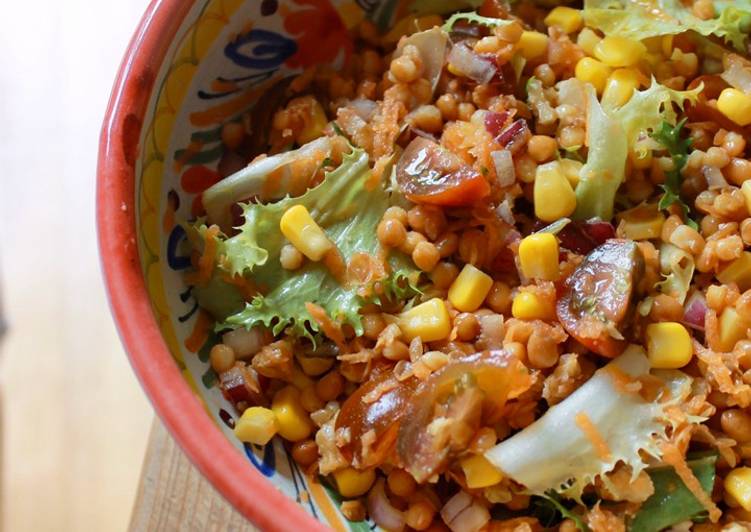 Ensalada de lentejas