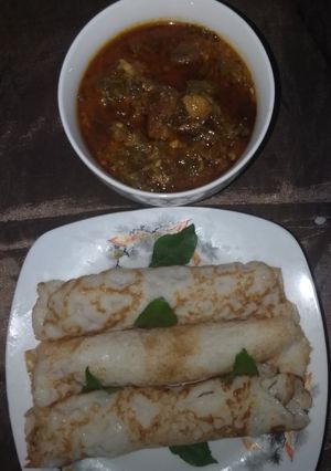 A picture of Sinasir and and pumpkin soup.