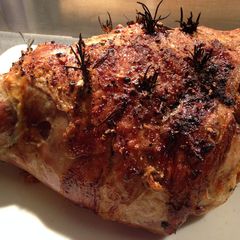 A picture of Roast Leg of Lamb.