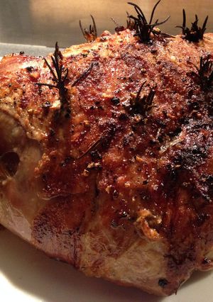 A picture of Roast Leg of Lamb.