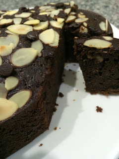 Foto resep Banana Almond Brownies