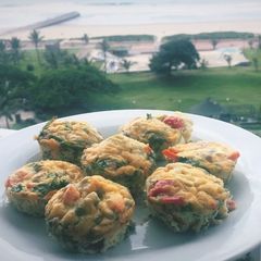 Egg muffins A picture of Egg muffins.