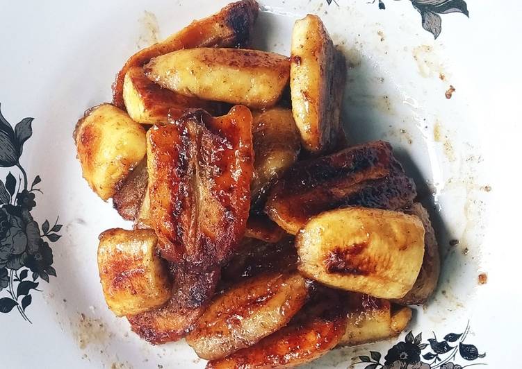 Bagaimana Menyiapkan Pisang panggang madu Anti Gagal