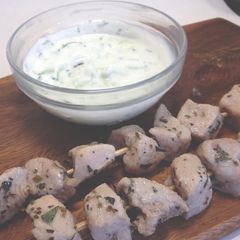 Pork Souvlaki A picture of Pork Souvlaki.