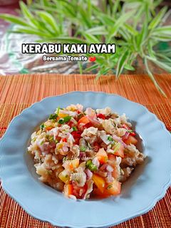 Gambar 8:5:23 - KERABU KAKI AYAM BERSAMA TOMATO 🍅